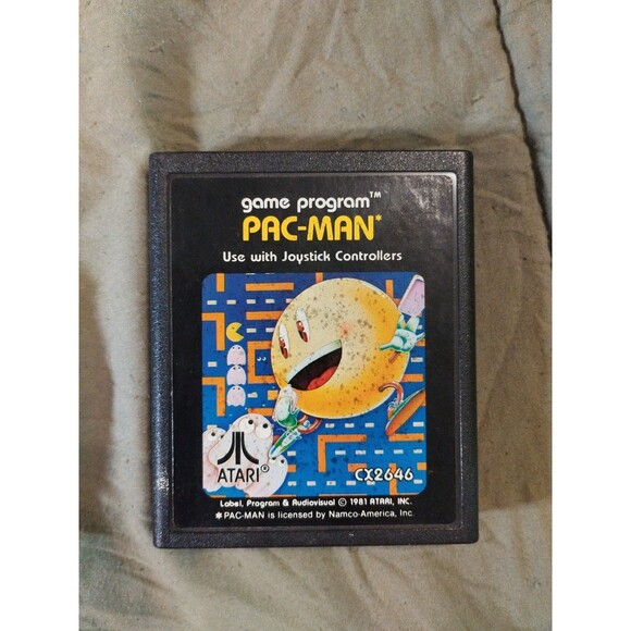Pac-Man for Atari 2600. Tested & Works. Vintage 1981. - Picture 1 of 3